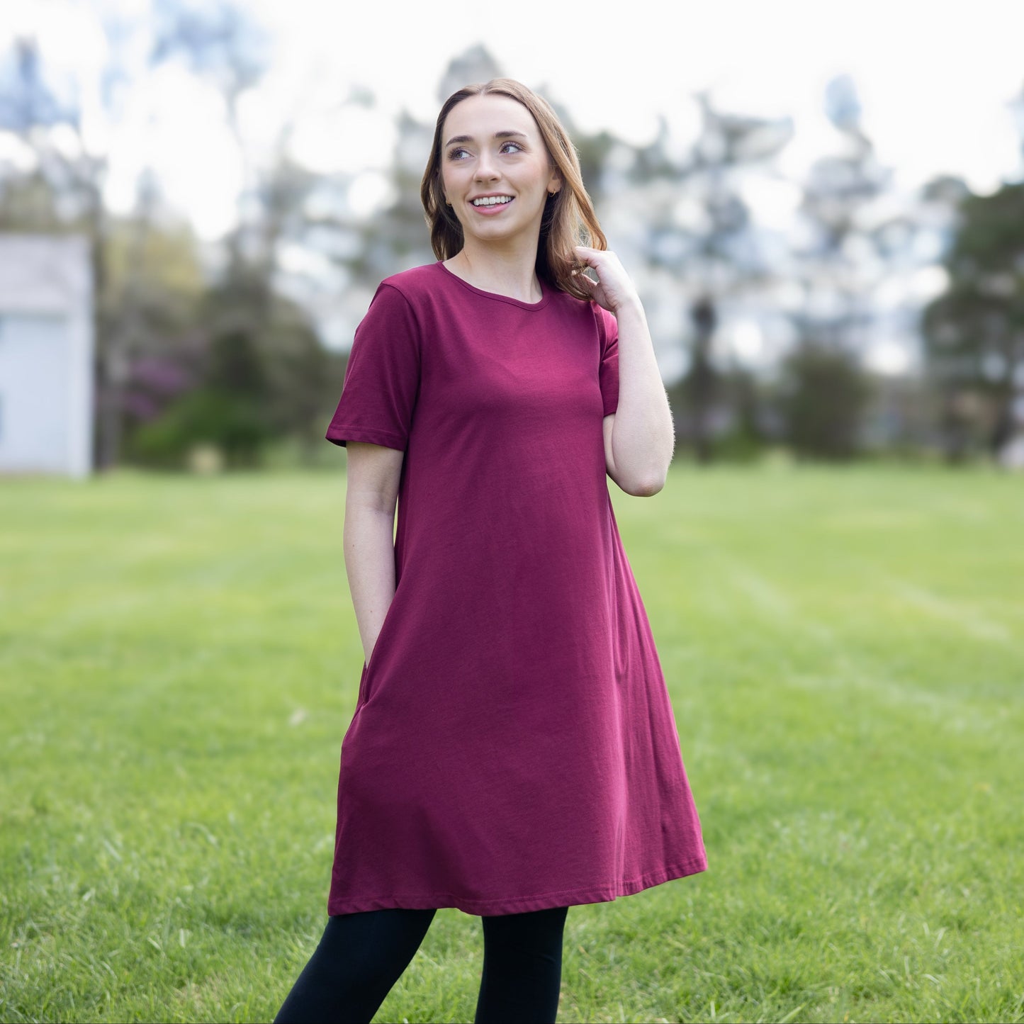 Burgundy Long Tunic