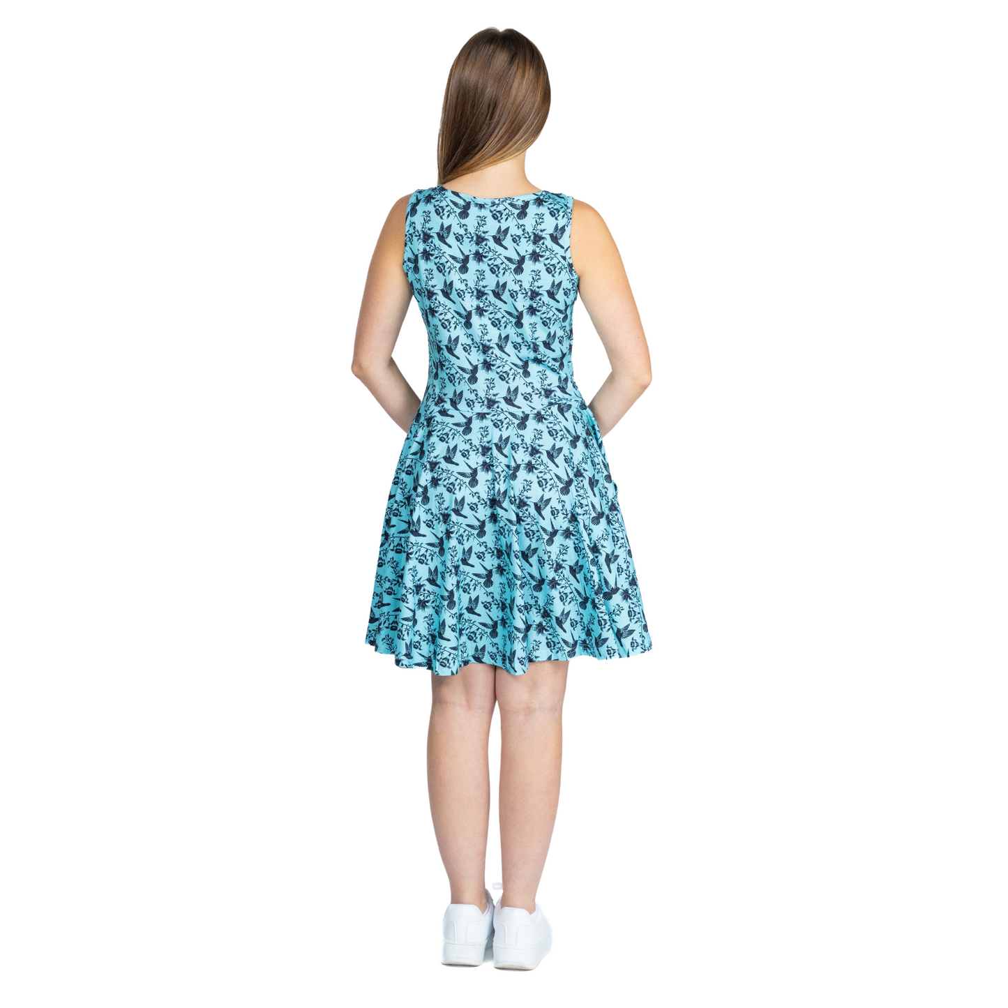 Hummingbird Skater Dress