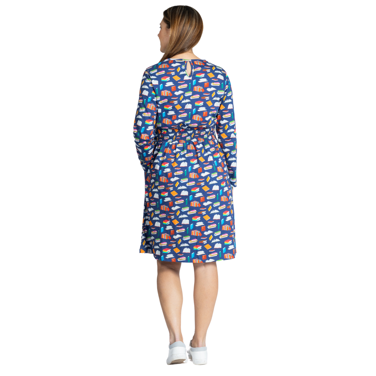 Magical Books Smocked Waist Dress