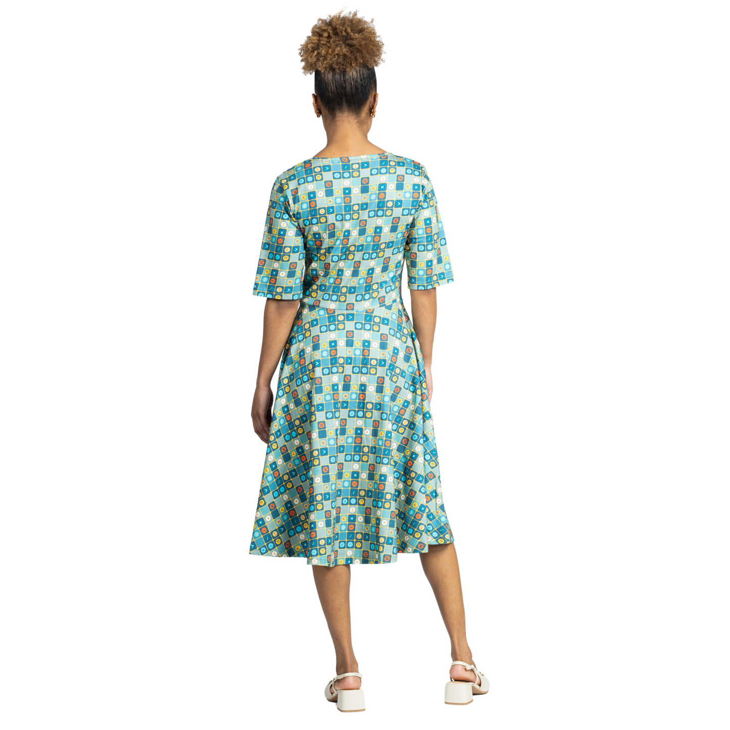 Mid-Century Modern Math Twirl Dress