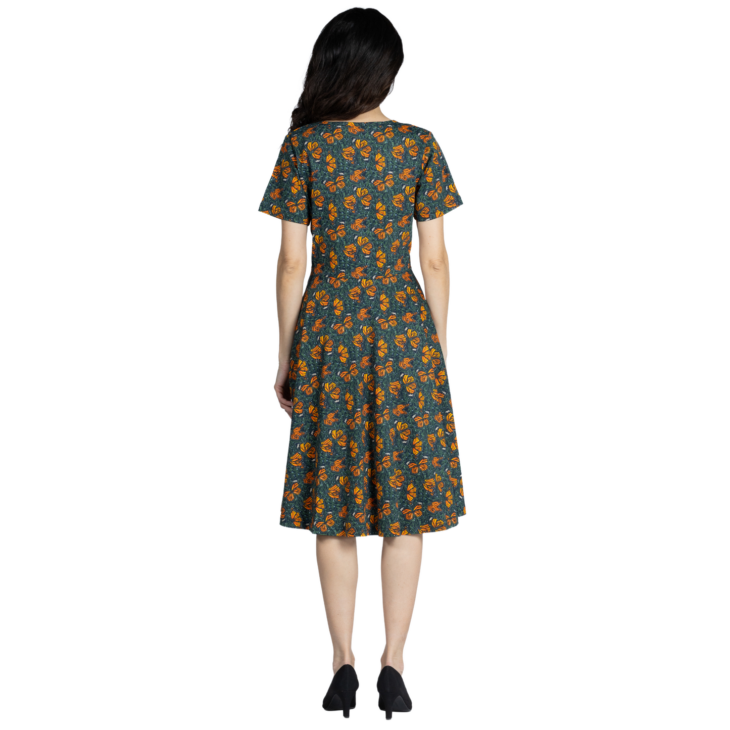 Monarch Butterflies Twirl Dress