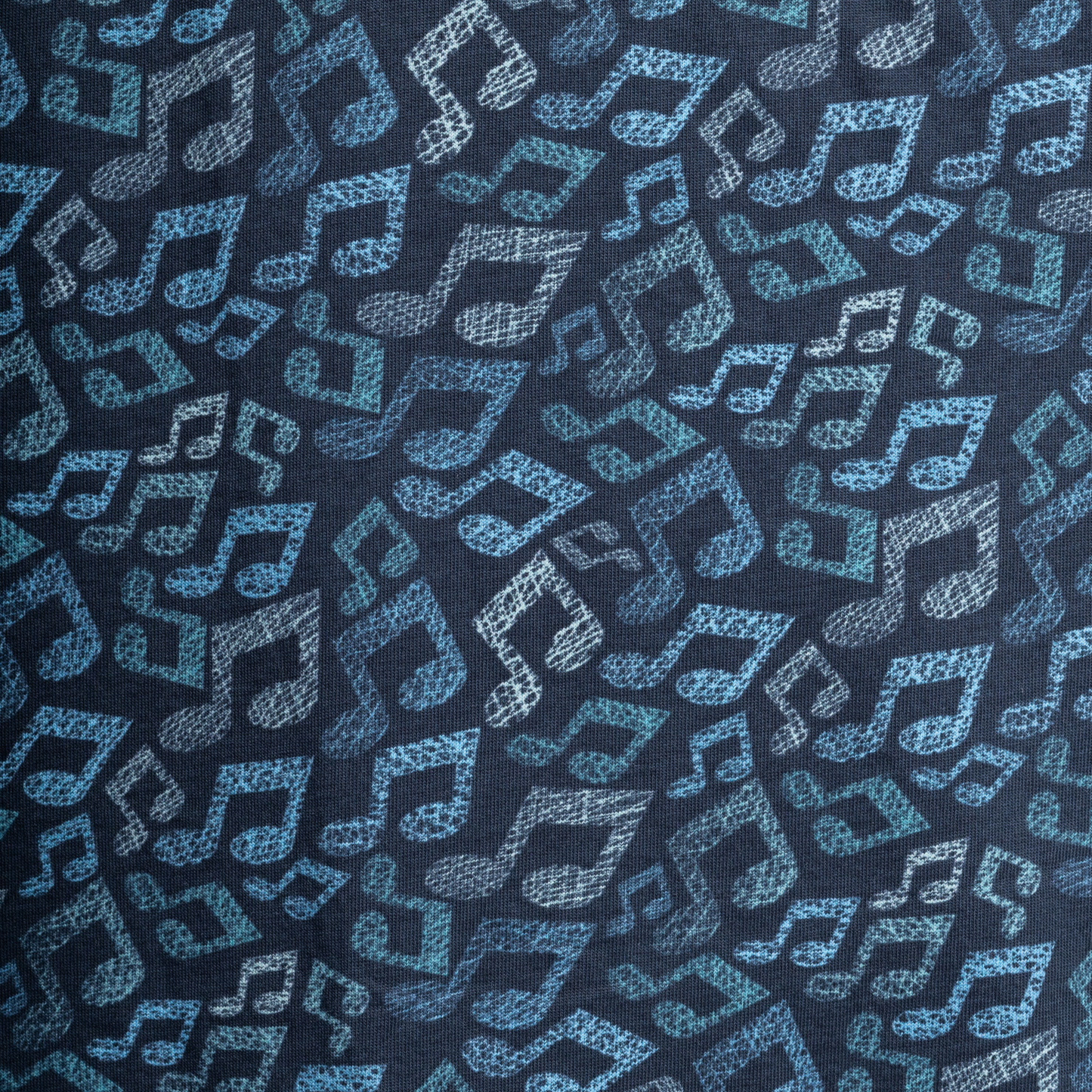 Musical Notes 3/4th Sleeves Drawstring Dress