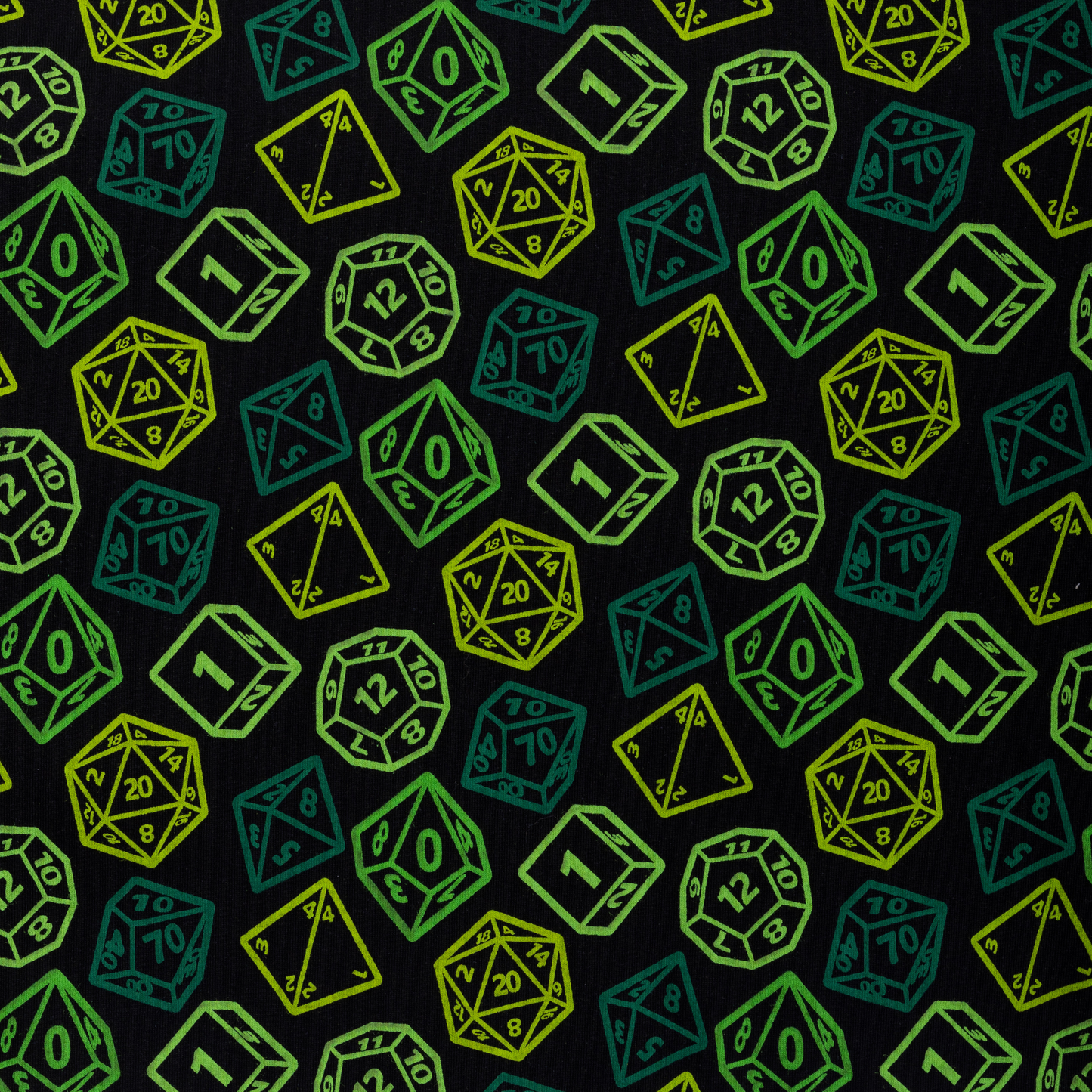 Green Dice Twirl Dress