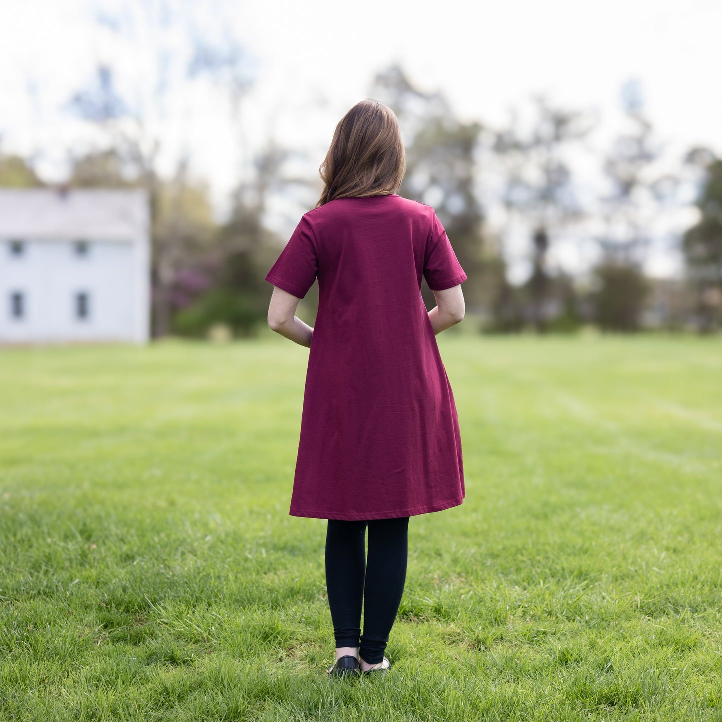 Burgundy Long Tunic