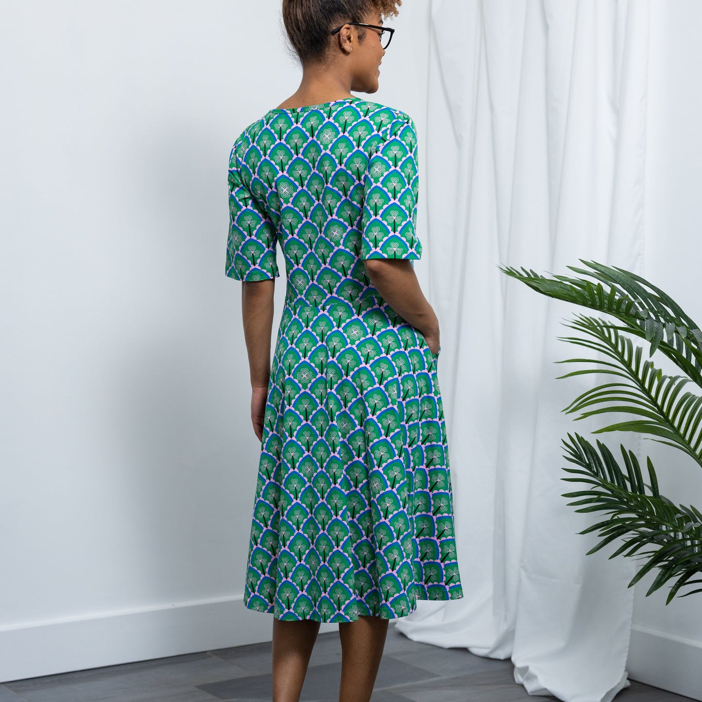Celtic Clover Twirl Dress