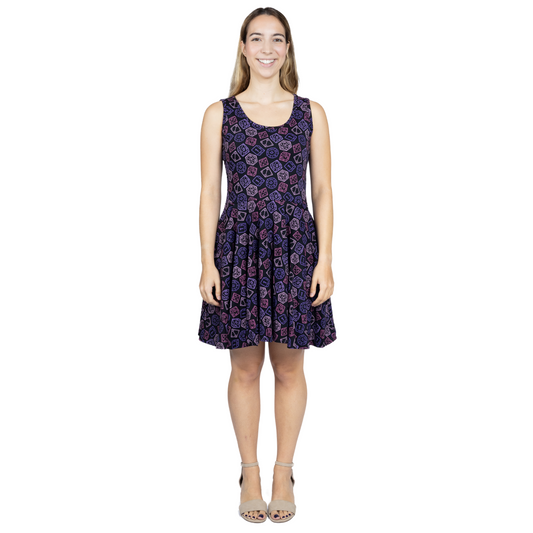 Dice Skater Dress
