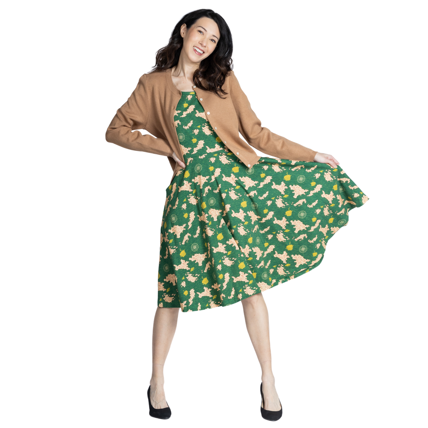 Uncharted Territories Twirl Dress