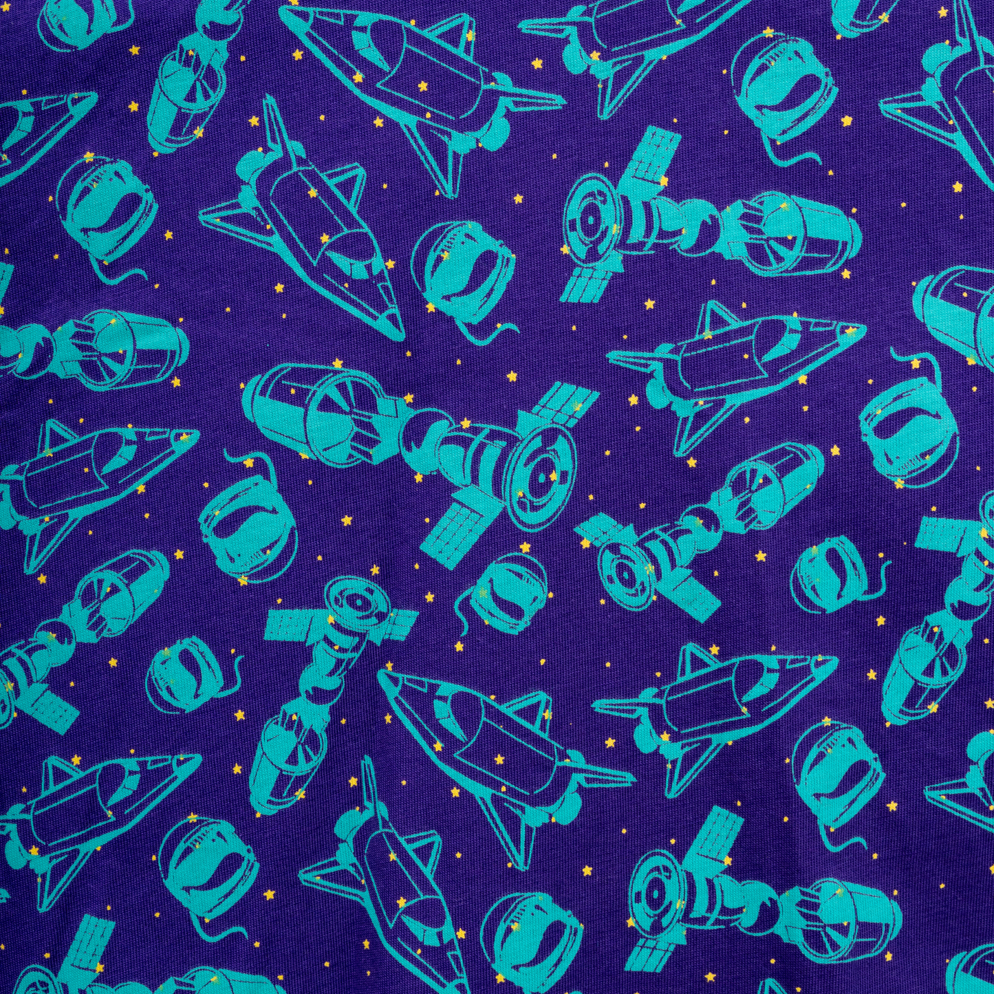 Outer Space 3/4th Sleeve Twirl Dress