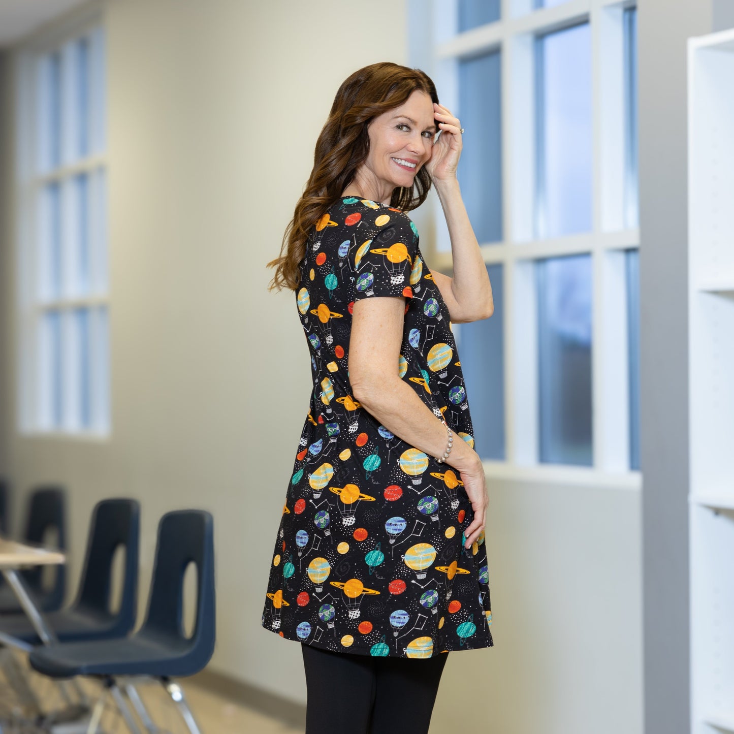 Planet Balloons Long Tunic
