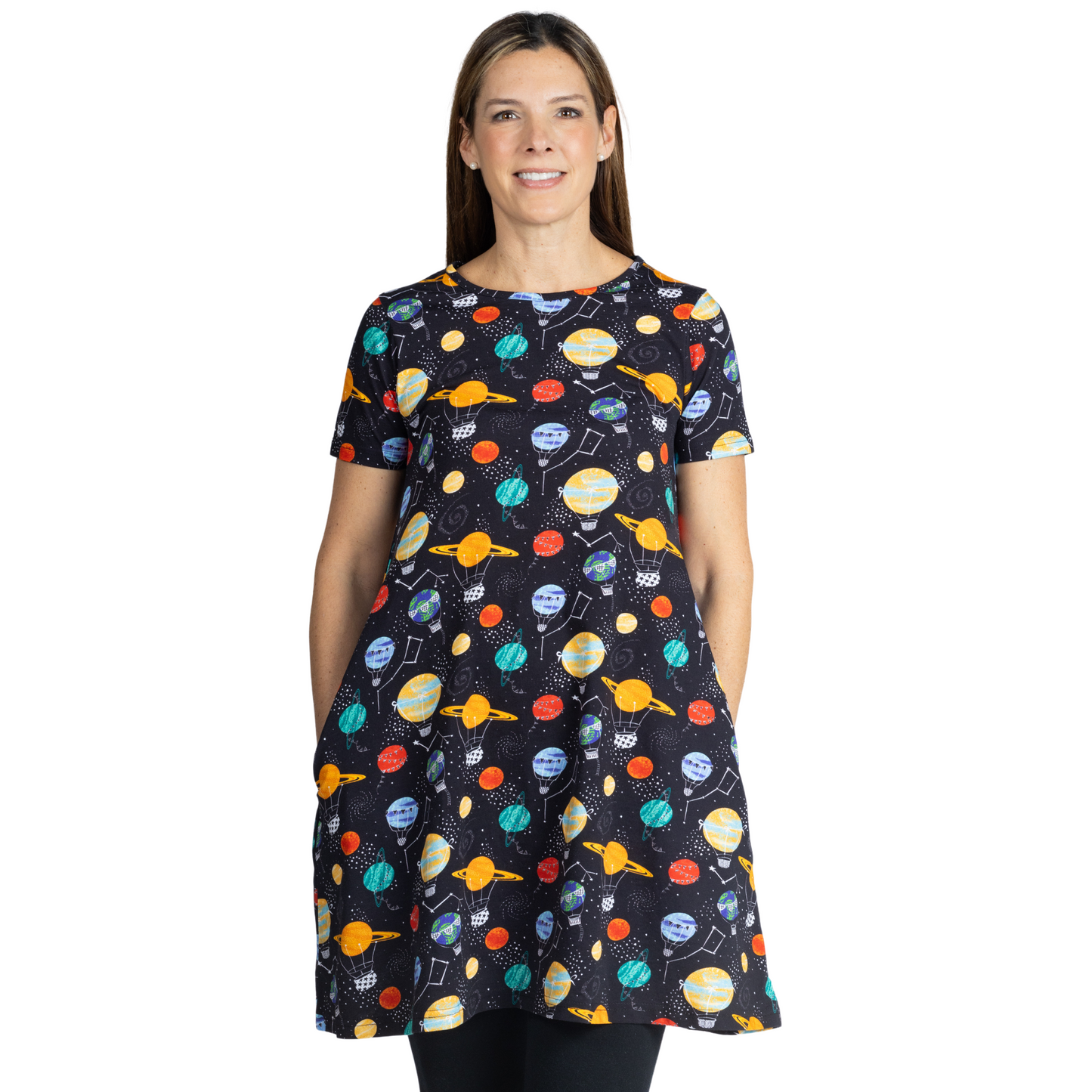 Planet Balloons Long Tunic