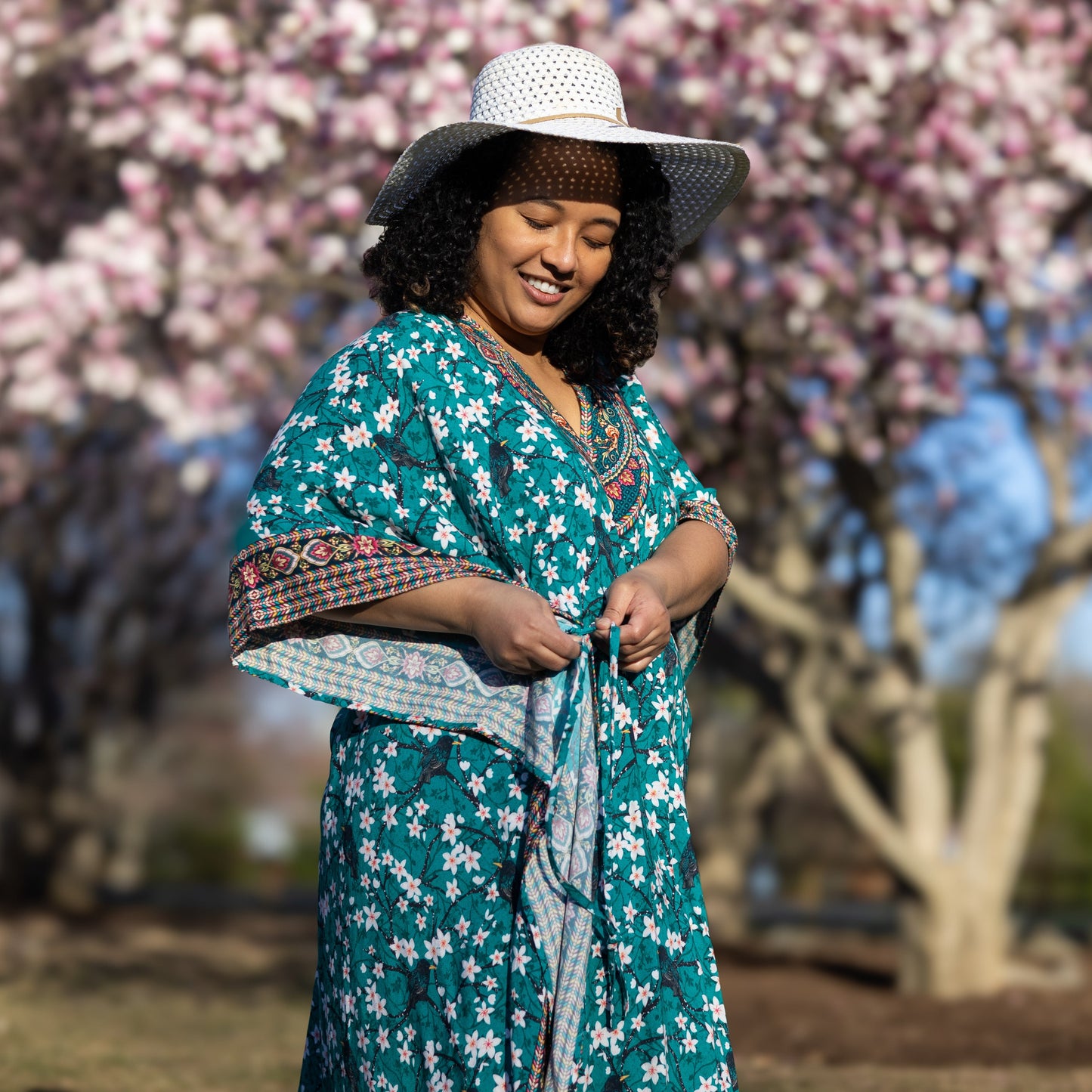 Sakura Starlings Kaftan
