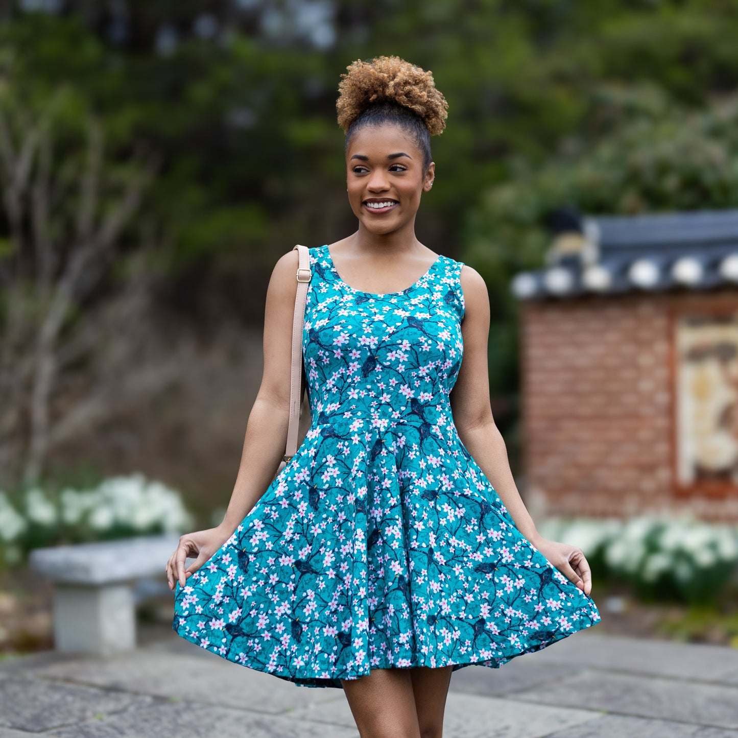 Sakura Starlings Skater Dress