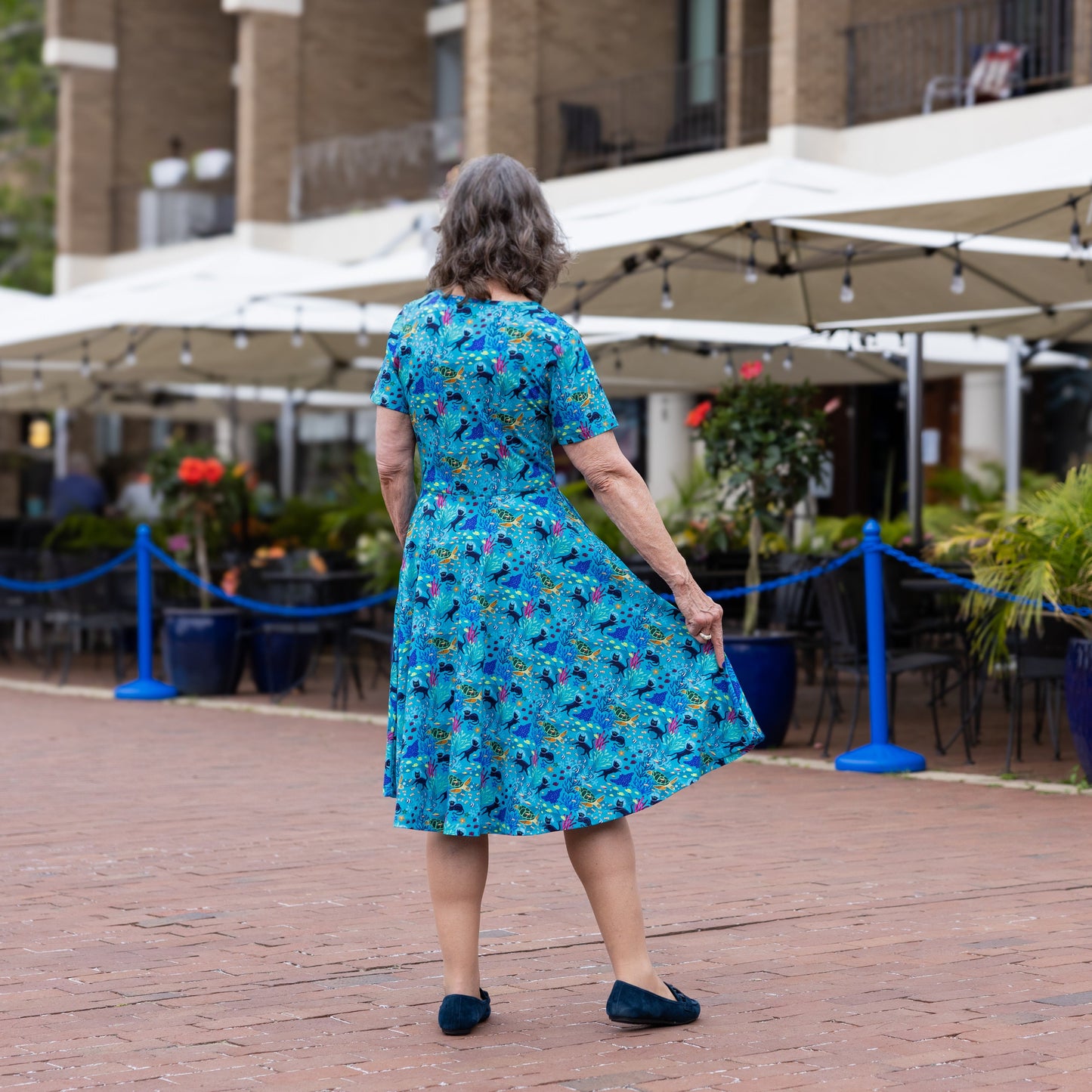 Seabed Exploration Twirl Dress