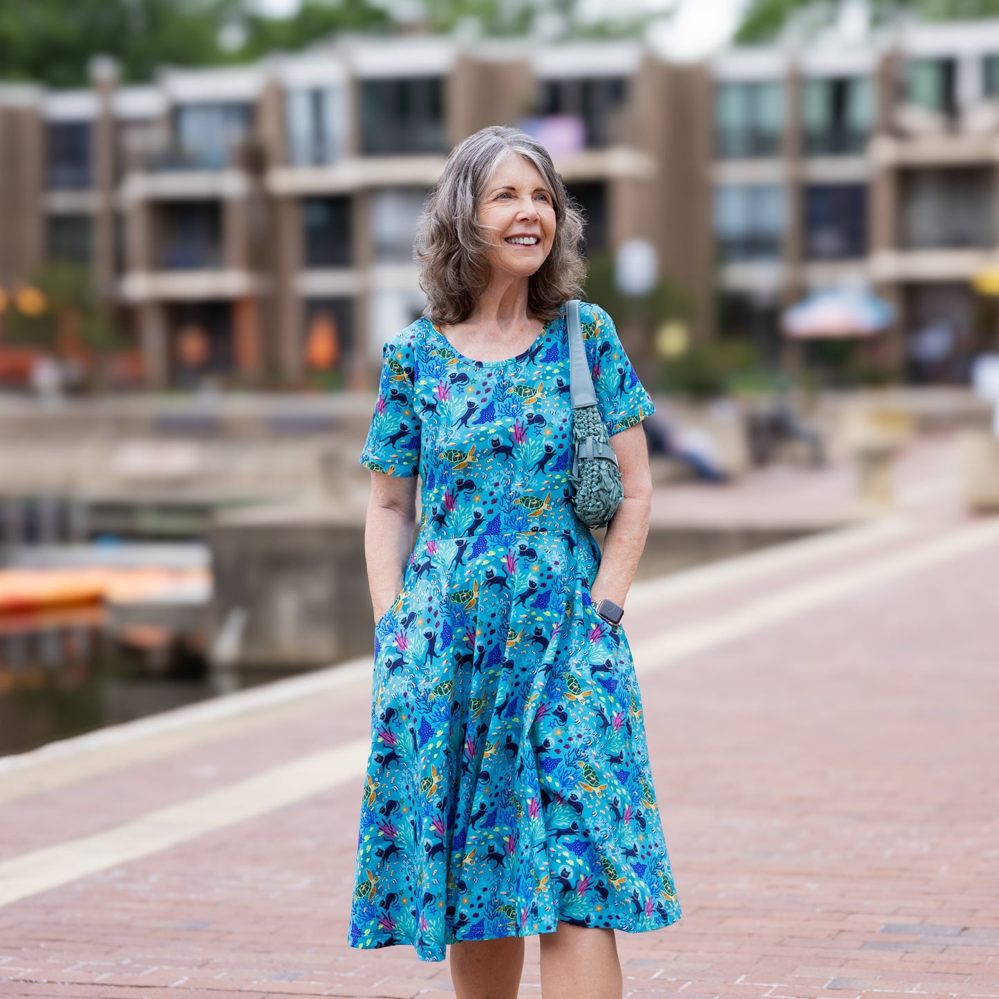 Seabed Exploration Twirl Dress